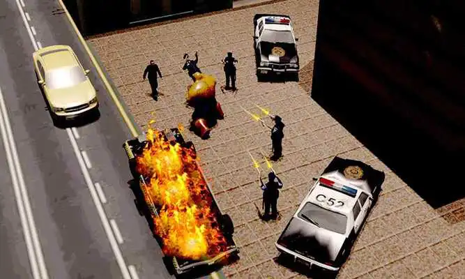 Play Incredible Grand Hero Monster: City Robot War