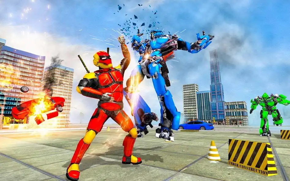 Play Incredible Grand Robot Battle Transform Games as an online game Incredible Grand Robot Battle Transform Games with UptoPlay