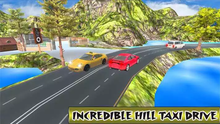Play Incredible Hill Taxi Drive: Modern Taxi Driver