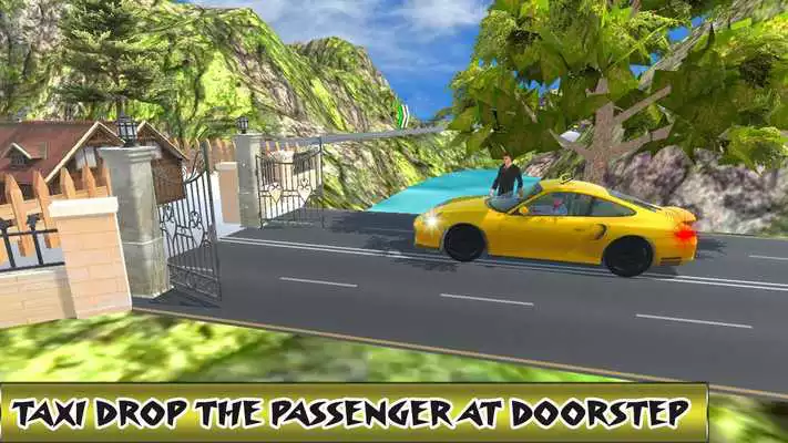 Play Incredible Hill Taxi Drive: Modern Taxi Driver