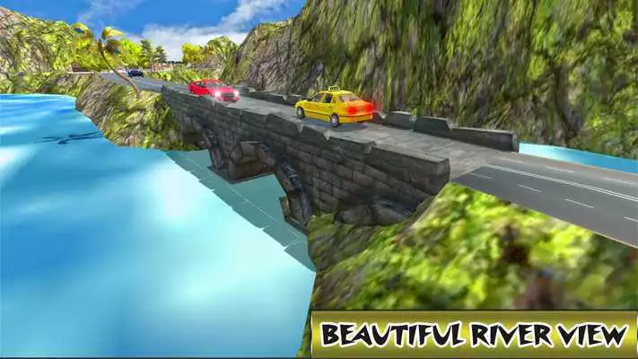 Play Incredible Hill Taxi Drive: Modern Taxi Driver