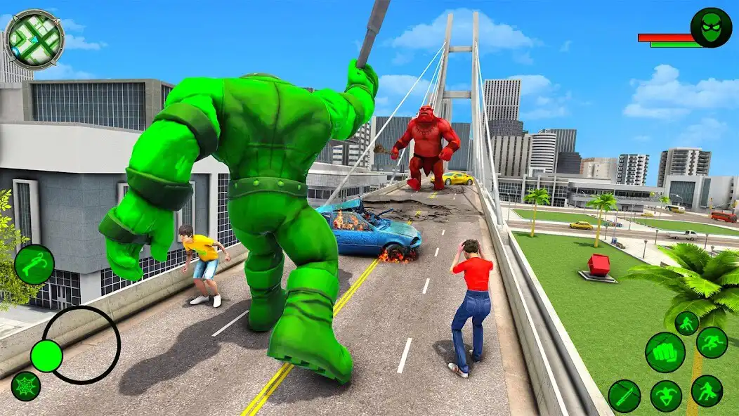 Play Incredible Hulking Hero Game  and enjoy Incredible Hulking Hero Game with UptoPlay