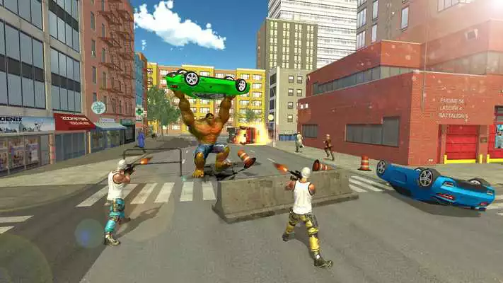Play Incredible Monster City Battle as an online game Incredible Monster City Battle with UptoPlay