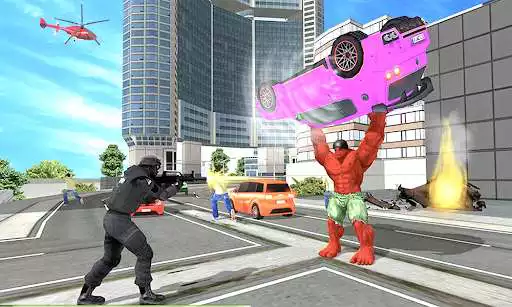 Play Incredible Monster Hero New City Battle Game as an online game Incredible Monster Hero New City Battle Game with UptoPlay