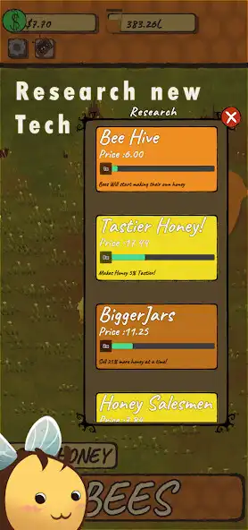 Play Incremental Bee Farm Simulator as an online game Incremental Bee Farm Simulator with UptoPlay