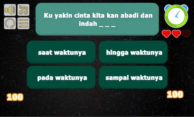Play Indah Pada Waktunya - Rizky Febian Lyric Quiz