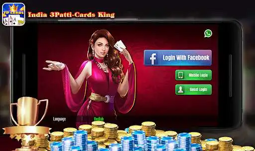 Play India 3Patti - Cards King  and enjoy India 3Patti - Cards King with UptoPlay