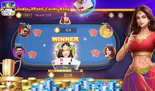 Play India 3Patti - Cards King as an online game India 3Patti - Cards King with UptoPlay