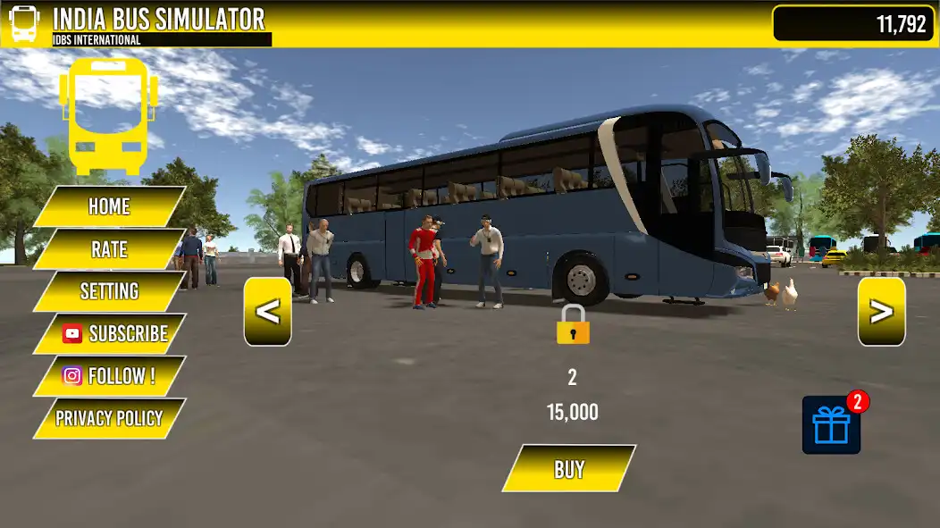 Play INDIA BUS SIMULATOR as an online game INDIA BUS SIMULATOR with UptoPlay