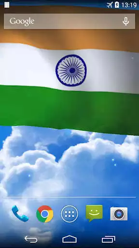 Play India Flag Live Wallpaper