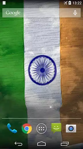 Play India Flag Live Wallpaper
