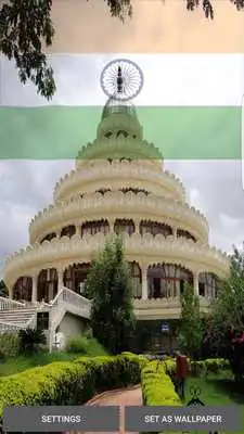 Play India flag live wallpapers