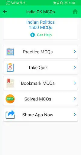 Play INDIA GK MCQs as an online game INDIA GK MCQs with UptoPlay