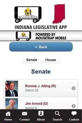 Play Indiana Legislative App