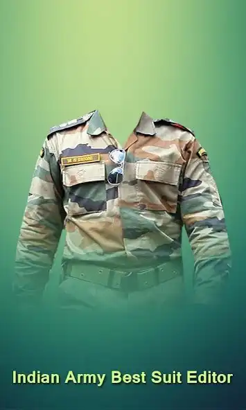 Play Indian Army Photo Uniform Editor - Army Suit maker