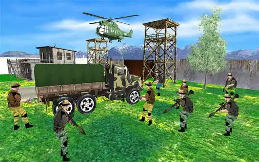 Play Indian Army Truck Drive Game as an online game Indian Army Truck Drive Game with UptoPlay