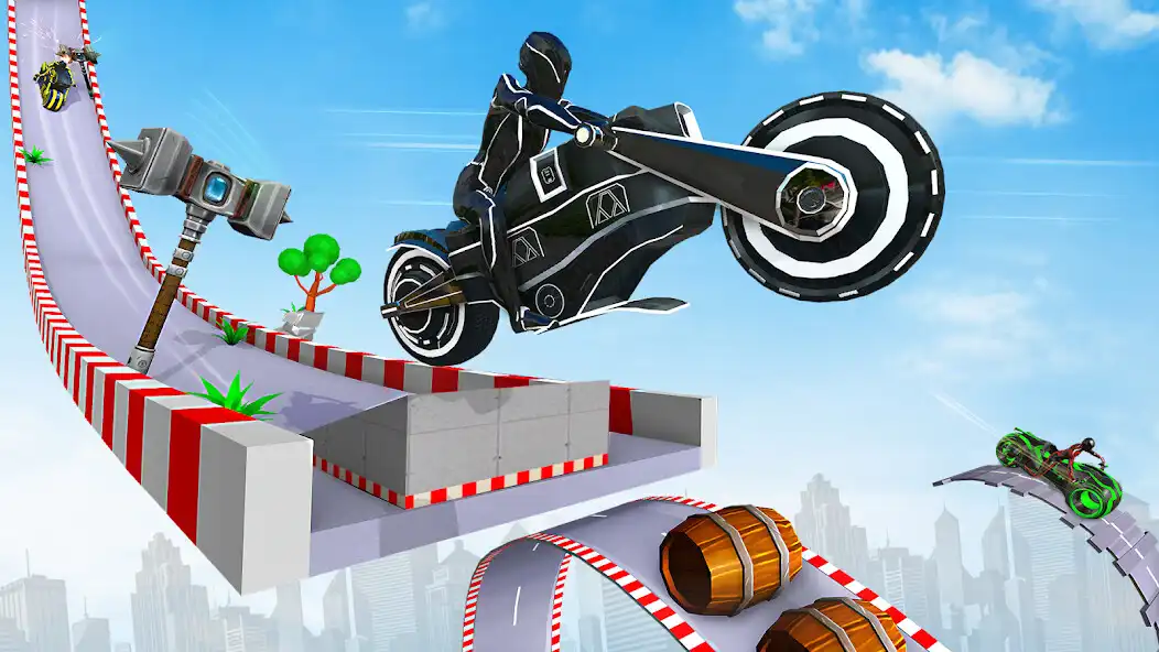 Play Indian Bike Driving Stunt Game as an online game Indian Bike Driving Stunt Game with UptoPlay
