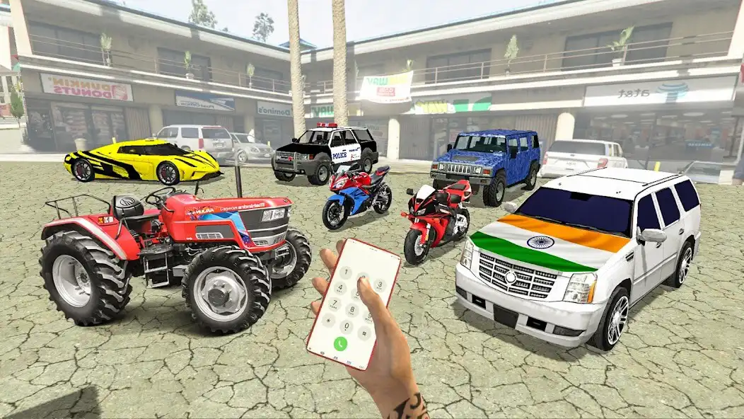 Play Indian Bikes 3D: Car Driving as an online game Indian Bikes 3D: Car Driving with UptoPlay