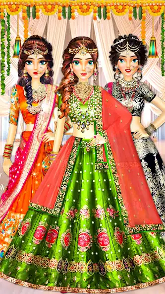 Play Indian Bridal Dress Up Game as an online game Indian Bridal Dress Up Game with UptoPlay