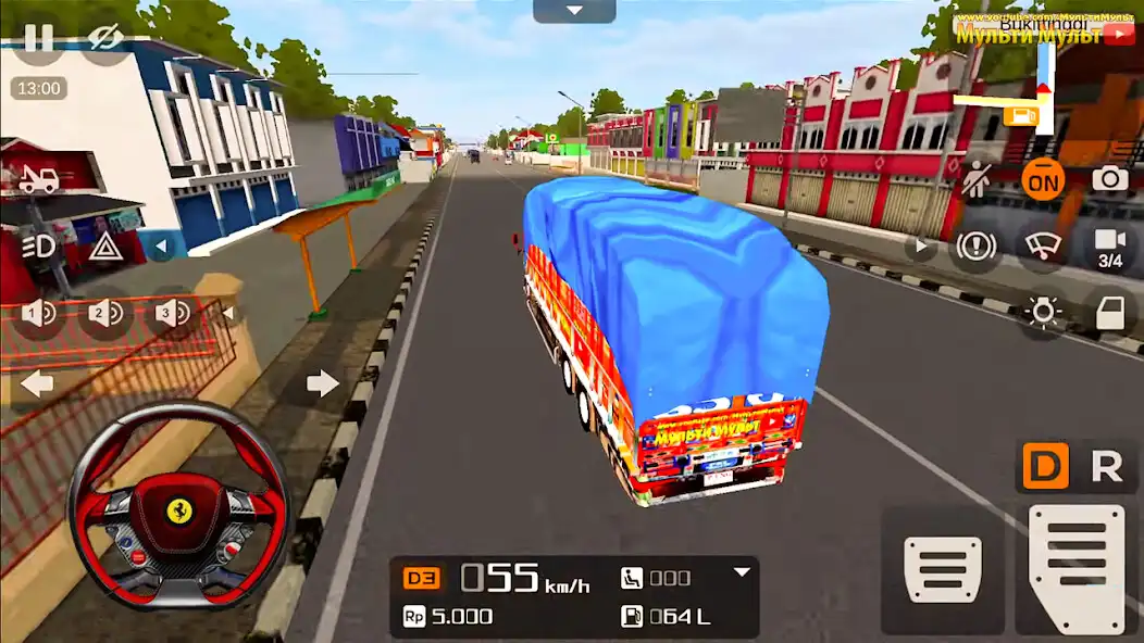 Play Indian Cargo Modern Truck Game as an online game Indian Cargo Modern Truck Game with UptoPlay