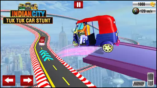 Play Indian City Tuk Tuk Car Stunt Simulator  and enjoy Indian City Tuk Tuk Car Stunt Simulator with UptoPlay
