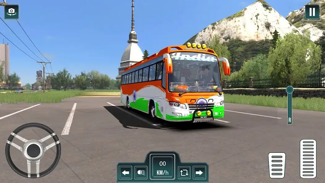 Play Indian Coach Driving Bus Game as an online game Indian Coach Driving Bus Game with UptoPlay