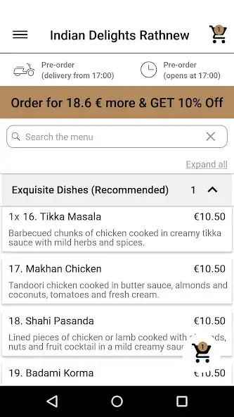 Play Indian Delights Rathnew as an online game Indian Delights Rathnew with UptoPlay