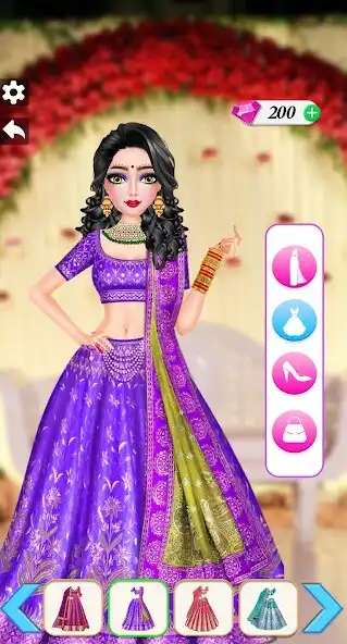 Play Indian Dressup Wedding Game as an online game Indian Dressup Wedding Game with UptoPlay
