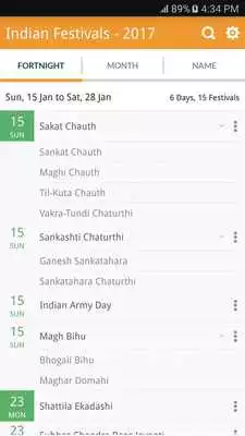 Play Indian Festivals Calendar 2017