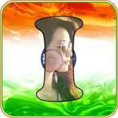 Free play online Indian flag letters alphabet photo editor APK