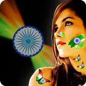 Free play online Indian Flag Tattoo on Photo APK