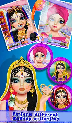 Play Indian Gopi Fashion Doll Makeover Spa Salon