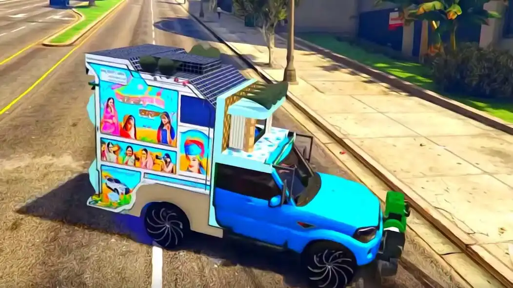 Play Indian Heavy Driver DJ Game as an online game Indian Heavy Driver DJ Game with UptoPlay