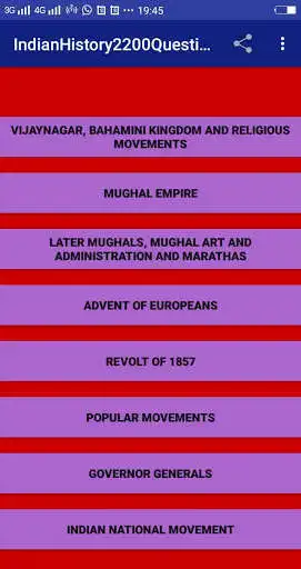 Play APK Indian History 2200  Questions  and enjoy Indian History 2200  Questions with UptoPlay com.abhisheksharma3188.IndianHistory2200Questions