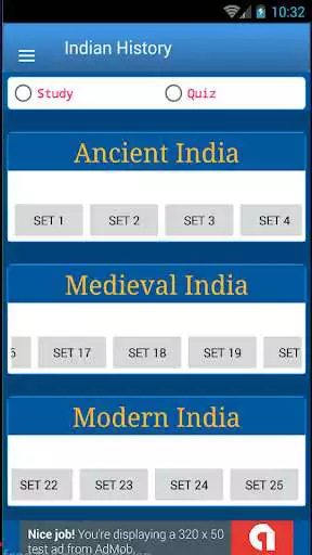 Play Indian History Quiz AIH MIH MOD 1500 MCQ