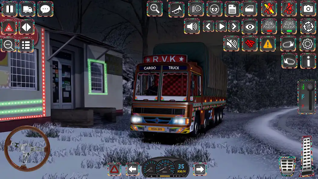 Play Indian Larry Truck Driving 3D as an online game Indian Larry Truck Driving 3D with UptoPlay