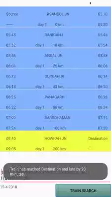 Play Indian rail live status, train route, stations