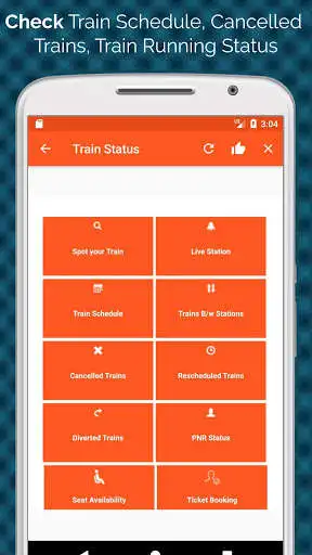 Play APK Indian Railways Enquiry /Train Running Status  and enjoy Indian Railways Enquiry /Train Running Status with UptoPlay com.thinktanki.indianrailways