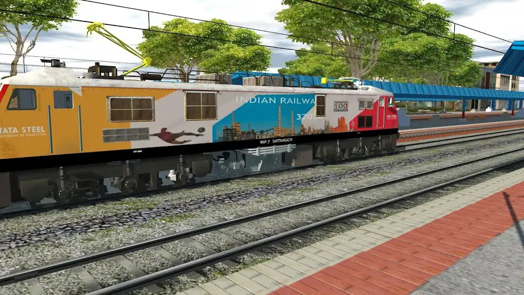Play Indian Railway Train Simulator as an online game Indian Railway Train Simulator with UptoPlay