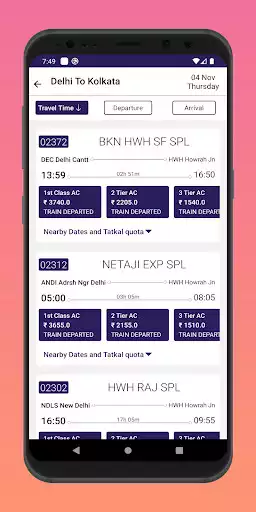 Play Indian Railway Train Status