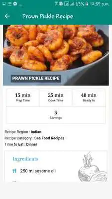 Play Indian Sea Food Recipes Popular Seafood Collection