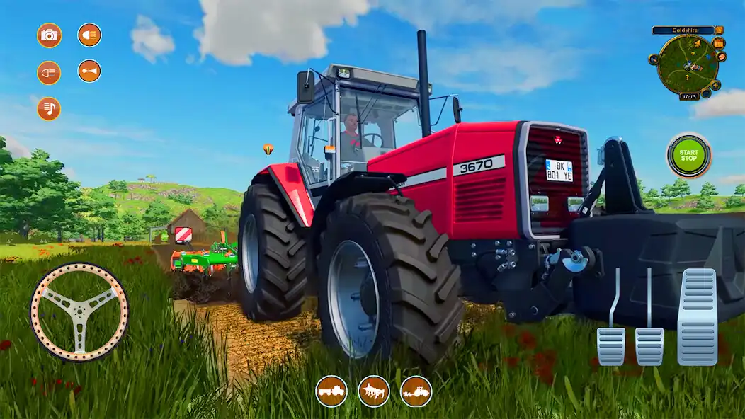Play Indian Tractor Driving Sim 3D  and enjoy Indian Tractor Driving Sim 3D with UptoPlay