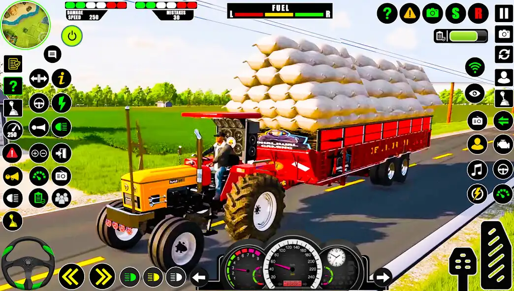 Play Indian Tractor Farming Games as an online game Indian Tractor Farming Games with UptoPlay
