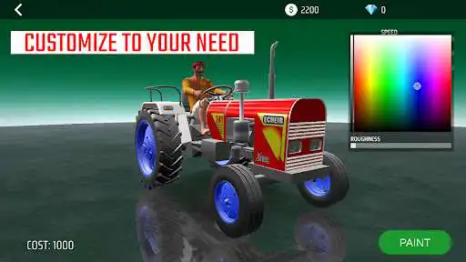 Play Indian Tractor PRO Simulation as an online game Indian Tractor PRO Simulation with UptoPlay