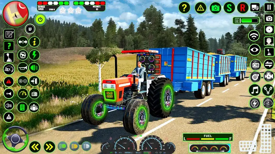 Play Indian Tractor Wala Games 3D as an online game Indian Tractor Wala Games 3D with UptoPlay