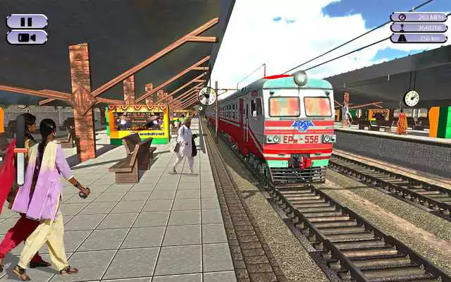 Play Indian Train Racing Simulator 2017