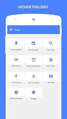Play Indian Train Seat availability - PNR Status Rails