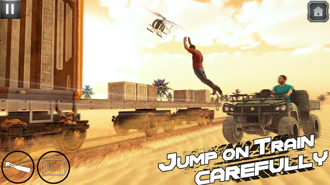 Play Indian Train Shooting- New Train Robbery Game 2k20 as an online game Indian Train Shooting- New Train Robbery Game 2k20 with UptoPlay