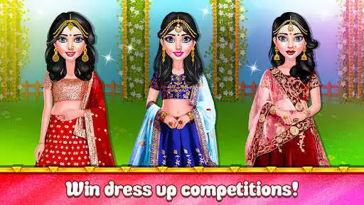 Play Indian Wedding Makeup Dressup as an online game Indian Wedding Makeup Dressup with UptoPlay