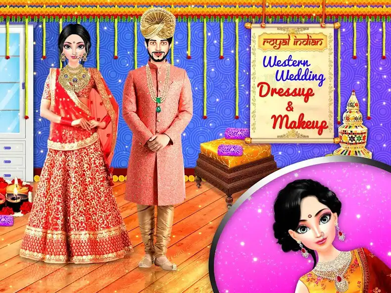 Play Indian Western Wedding Dressup as an online game Indian Western Wedding Dressup with UptoPlay